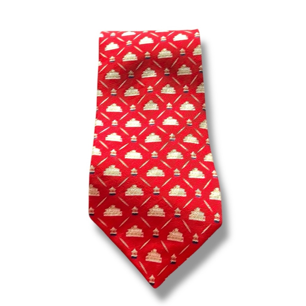 Genesee country village and museum Mens Silk Tie